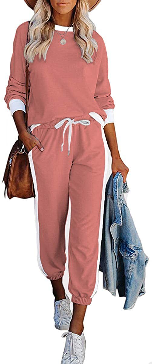 Conjunto Deportivo Casual para Mujer con Combinación de Colores y Mangas Largas - Image 4