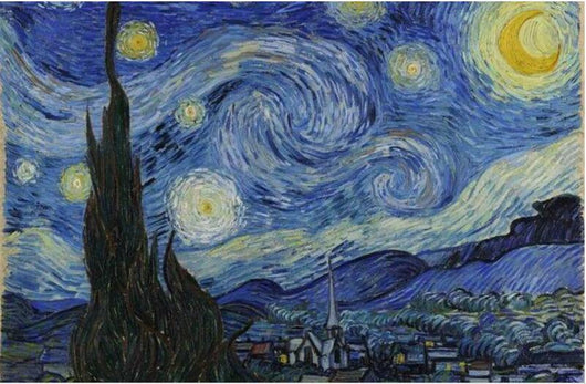Kit de Pintura por Números Digital - La Noche Estrellada sobre el Ródano de Van Gogh - Image 9