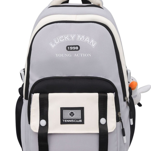 Mochila Versátil de Gran Capacidad con Diseño Moderno