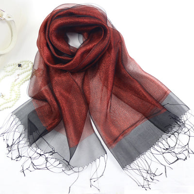 Pañuelo de Seda Doble Capa Premium para Mujer - Elegancia y Sofisticación - Image 16
