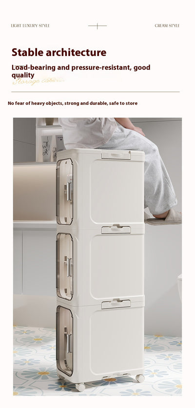 Gabinete Organizador Plegable Multifuncional para Baño - Image 17