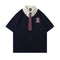 Camisa Polo College con Insignia para Hombre