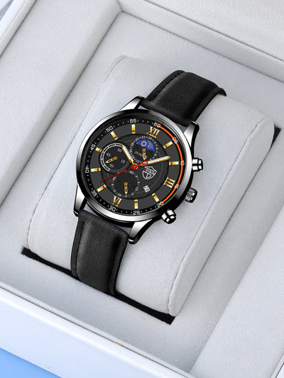 Reloj de Cuarzo Automático con Calendario y Esfera Luminosa - Image 22