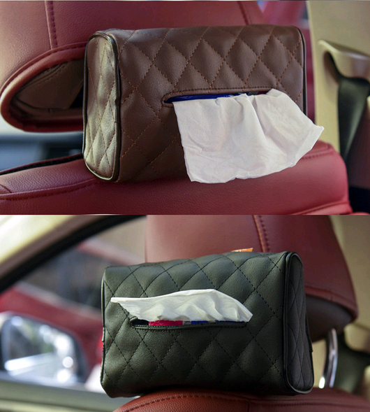 Dispensador de Pañuelos para Auto con Soporte en Reposacabezas - Image 3