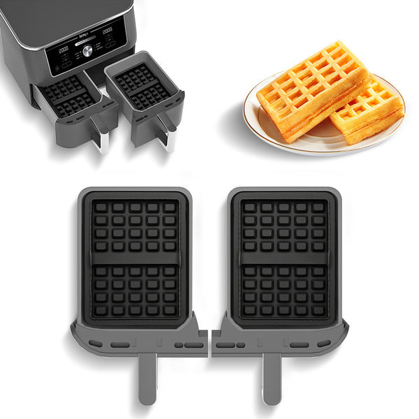 Molde de Silicona para Waffles - Bandeja Portátil para Freidora de Aire