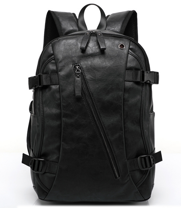 Mochila Escolar Hombre Estilo Coreano Cuero Premium - Bolsa Casual Moderna - Image 15