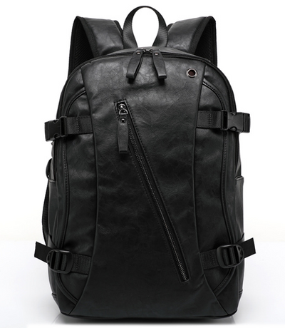 Mochila Escolar Hombre Estilo Coreano Cuero Premium - Bolsa Casual Moderna - Image 15