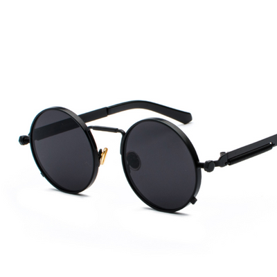 Gafas de Sol Estilo Punk con Patas Metálicas y Lentes Reflectivas - Image 29