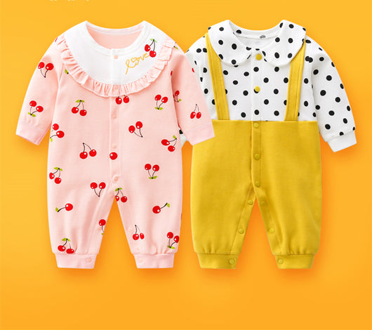 Conjunto de 2 Piezas Mameluco Manga Larga para Bebé Recién Nacido Verano - Image 25