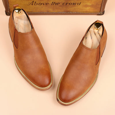 Zapatos de Cuero Británicos Transpirables para Hombre - Image 5