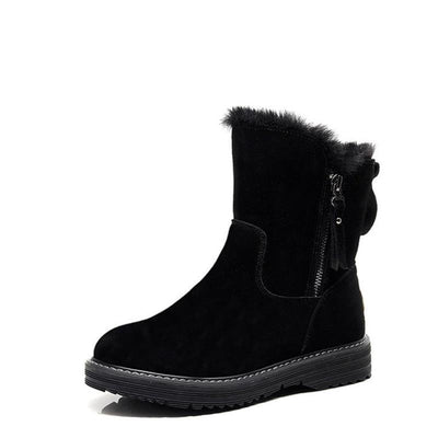 Botas de Nieve Tipo Tubo Medio en Terciopelo - Versátiles para Cualquier Estilo - Image 11