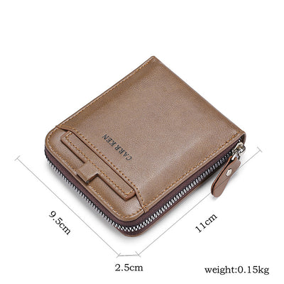 Billetera Corta de Hombre con Cierre - Diseño Casual Moderno - Image 7