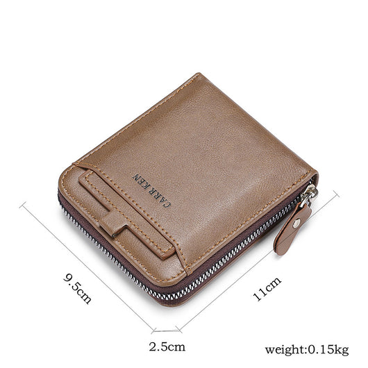 Billetera Corta de Hombre con Cierre - Diseño Casual Moderno - Image 7