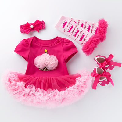 Pelele de Algodón Premium para Bebé - Vestido Romper Rosa Pálido de Manga Corta - Image 15