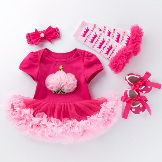 Pelele de Algodón Premium para Bebé - Vestido Romper Rosa Pálido de Manga Corta - Image 15