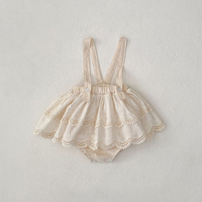 Falda Pantalón con Tirantes de Encaje para Mujer - Image 8