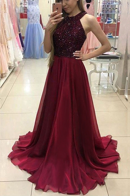Vestido de Novia Largo sin Mangas Elegante - Image 3