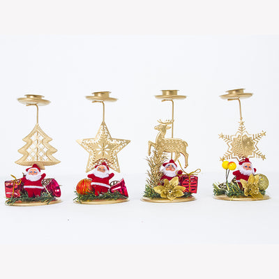 Candelabro Navideño de Hierro - Decoración de Escritorio - Image 7