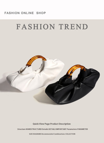 Bolso de Mano Acrílico con Aro Niche - Diseño Tendencia Net Red - Image 13