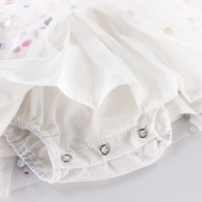 Enterizo para Bebé Niña Cien Días - Malla de Algodón con Estampado Caliente - Image 8