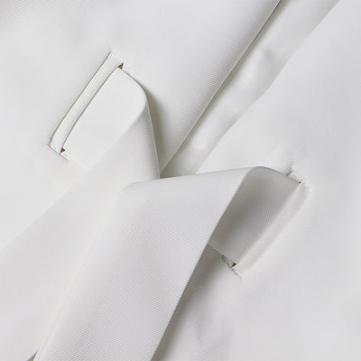 Traje Blanco Elegante de Dos Piezas con Pantalón Ancho - Diseño Ejecutivo - Image 4