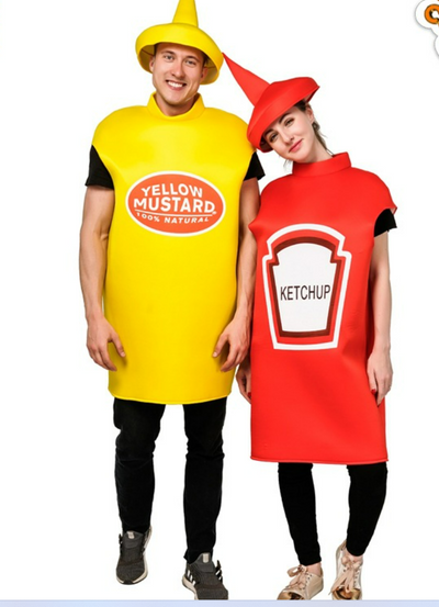 Disfraz de Pareja Salsa de Tomate y Mostaza para Adultos - Image 4