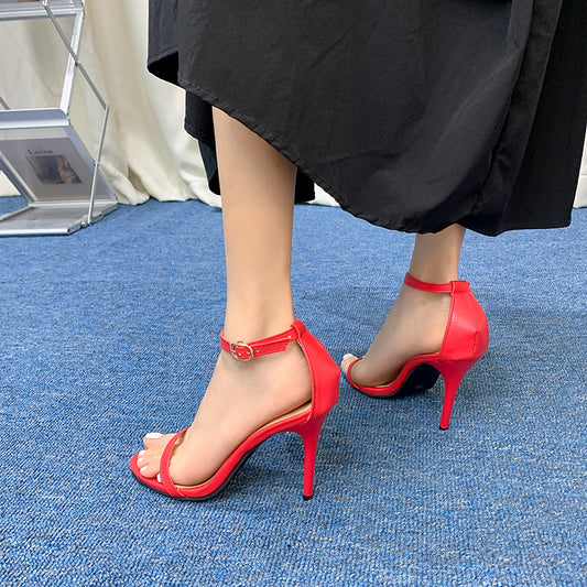 Zapatos de Tacón Alto Hueco con Hebilla - Diseño Sexy para Mujer - Image 2