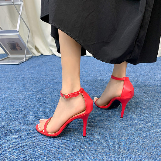 Zapatos de Tacón Alto Hueco con Hebilla - Diseño Sexy para Mujer - Image 2
