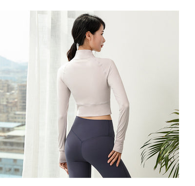 Blusa Ajustada de Manga Larga para Yoga y Running - Image 17