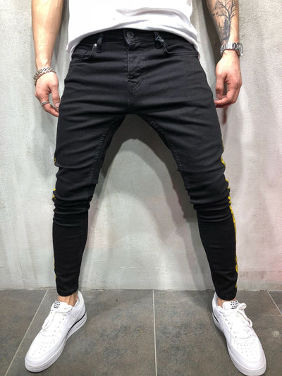 Pantalones Vaqueros de Tendencia Europea y Americana para Hombre - Image 3
