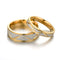 Titanium steel couple ring 24K Dorado stainless steel ring 4mm size 5