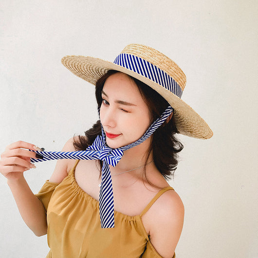 Sombrero de Paja con Lazo para Mujer - Estilo y Personalidad