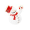 Christmas Stocking Bells Candies Christmas Snowman Corsage B