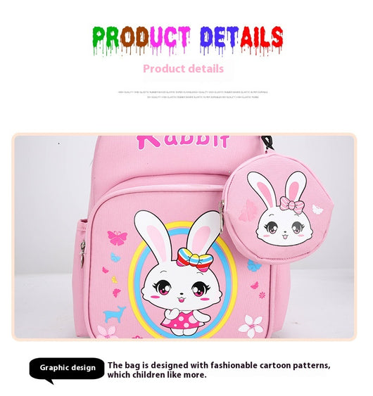 Mochila Escolar Infantil con Protección de Columna y Monedero de Dibujos Animados - Image 16