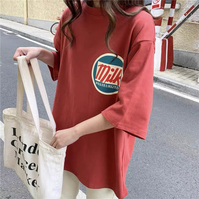 Blusa Suelta Estilo Coreano Harajuku BF para Estudiantes - Image 2