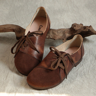Zapatos Planos de Cuero Genuino para Mujer - Diseño Minimalista Punta Baja - Image 6