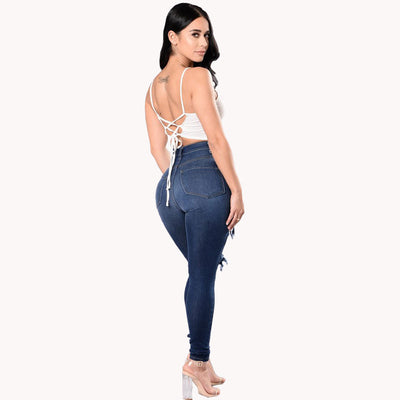 Pantalones Vaqueros Rotos para Mujer - Image 8