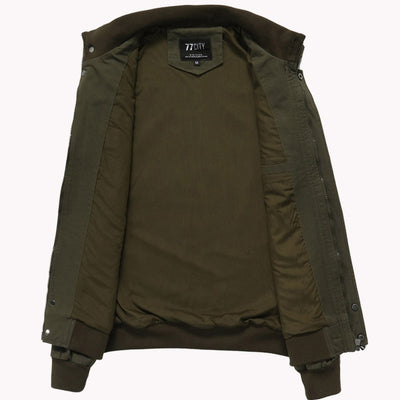 Chaqueta Bomber Táctica Militar Hombre - Estilo Piloto Air Force - Image 3