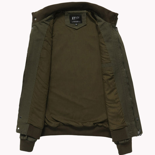 Chaqueta Bomber Táctica Militar Hombre - Estilo Piloto Air Force - Image 3