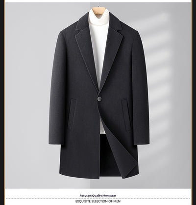 Abrigo de Lana Reversible para Hombre - Otoño e Invierno - Image 13