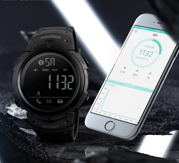 Reloj Inteligente Deportivo Compatible con Apple, Android y iOS - Multifunción Bluetooth