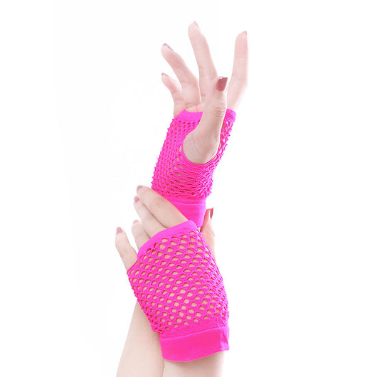 Guantes Cortos de Malla Gruesa para Mujer - Image 14