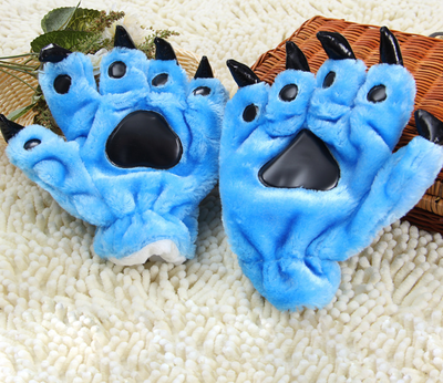 Guantes Navideños Dinosaurio Cartoon - Algodón Grueso Cálido