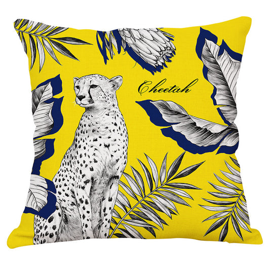 Funda de Almohada de Lino y Algodón Transpirable