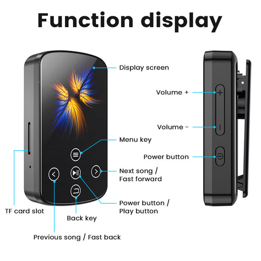 Reproductor de Música Bluetooth HIFI con Pantalla Táctil - Image 5