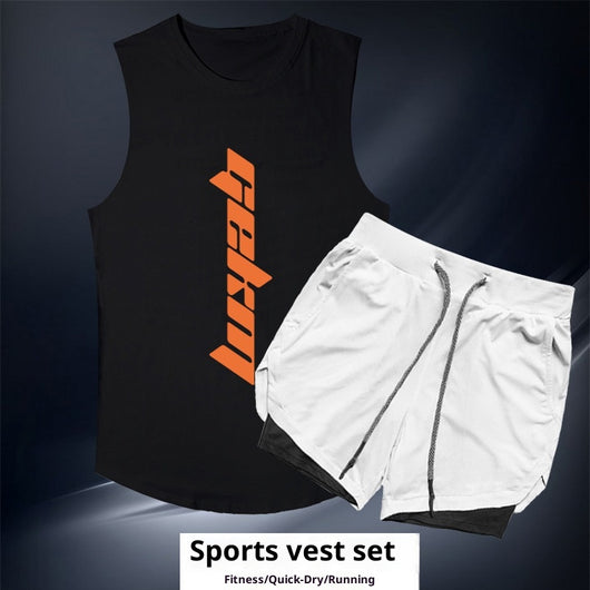Conjunto Deportivo para Hombre - Chaleco y Shorts para Correr y Entrenamiento - Image 11