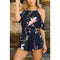 Mono Strapless Estampado con Cintura Definida