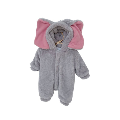 Mameluco Acolchado para Bebé Otoño Invierno con Terciopelo y Diseño Ergonómico - Image 9