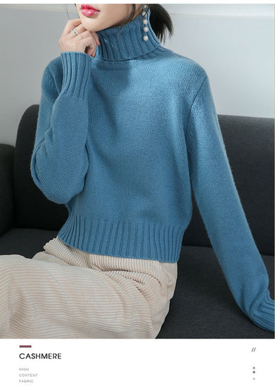 Suéter Lana Cuello Alto Slim Fit Mujer - Base Layer Premium - Image 25