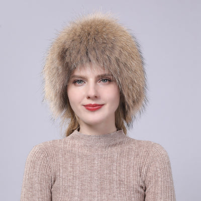 Gorro Tejido con Pelaje de Zorro - Protección Auditiva Cálida para Otoño e Invierno - Image 16